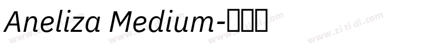 Aneliza Medium字体转换